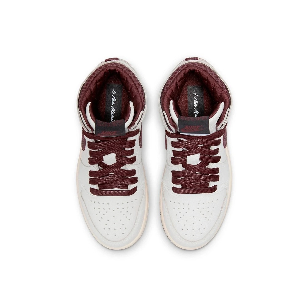 2.5Y-[NEW] Kid's Jordan 1 Retro High OG x A Ma Maniere Shoes 'Sail' DO7099-100 - Picture 4 of 6